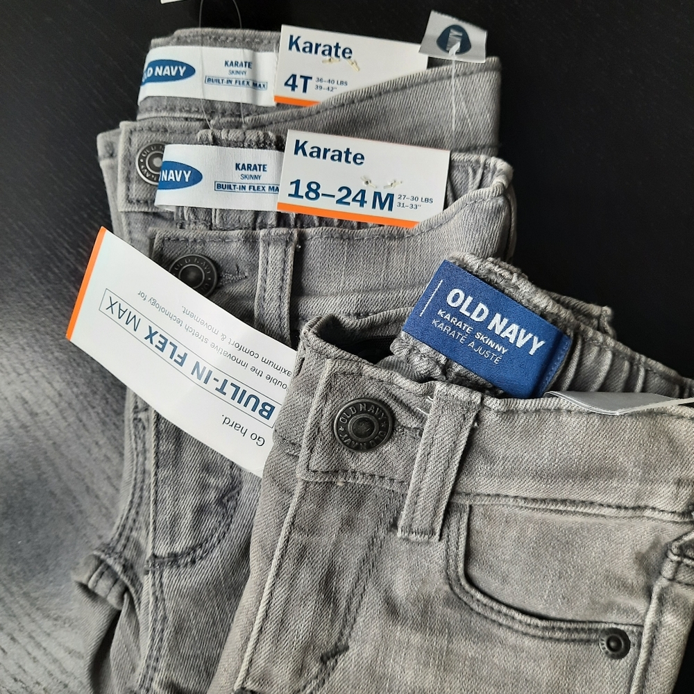 Lot of 3 pants 12 - 18 18 - 24 & 4T